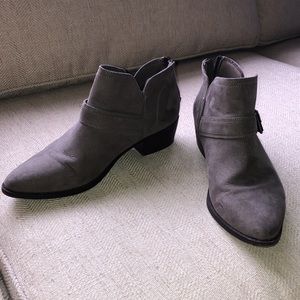 David Aaron Brown Ankle Boots